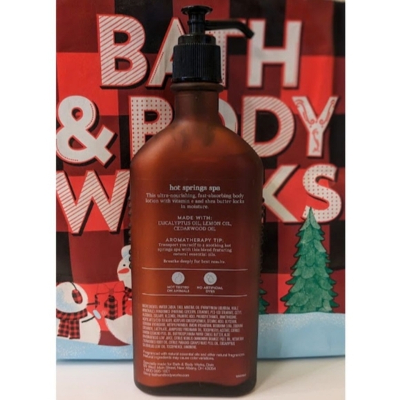 Bath & Body Works Hot Springs Spa Aromatherapy Body Lotion 6.5 oz NWT - Picture 4 of 5